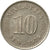 Moneta, Malezja, 10 Sen, 1979, Franklin Mint, EF(40-45), Miedź-Nikiel, KM:3