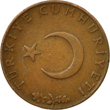 Moneta, Turchia, 10 Kurus, 1969, BB, Bronzo, KM:891.2