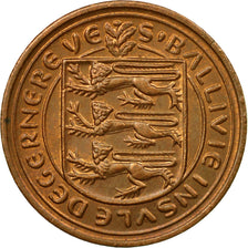 Coin, Guernsey, Elizabeth II, New Penny, 1971, EF(40-45), Bronze, KM:21