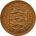 Coin, Guernsey, Elizabeth II, New Penny, 1971, EF(40-45), Bronze, KM:21
