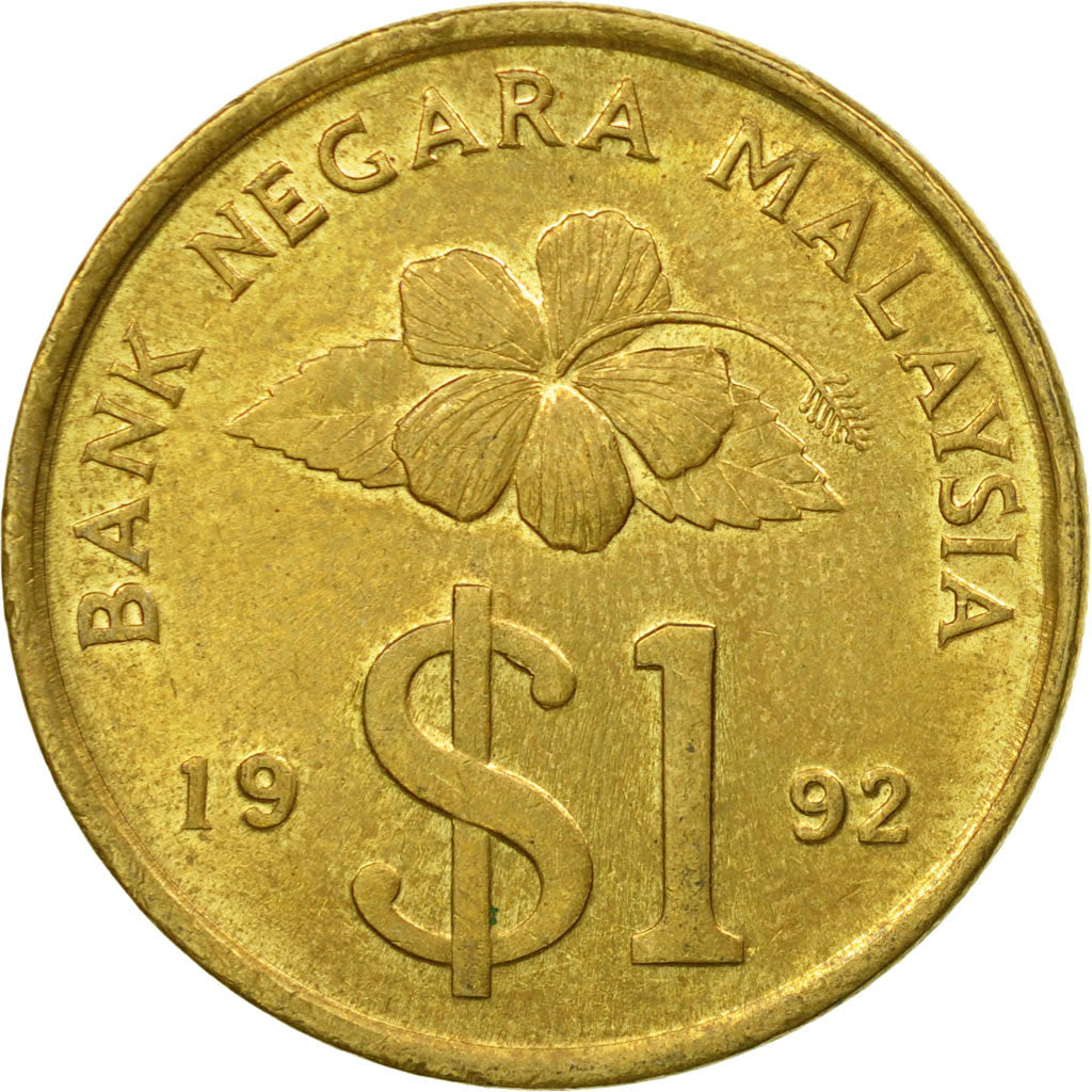 Moneta, Malesia, Ringgit, 1992, BB+, Alluminio-bronzo, KM:54