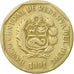 Moneda, Perú, 50 Centimos, 1991, Lima, BC+, Cobre - níquel - cinc, KM:307.1