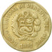 Moneta, Peru, 50 Centimos, 1991, Lima, VF(30-35), Miedź-Nikiel-Cynk, KM:307.1
