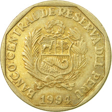Monnaie, Pérou, Nuevo Sol, 1994, Lima, TTB, Copper-Nickel-Zinc, KM:308.1