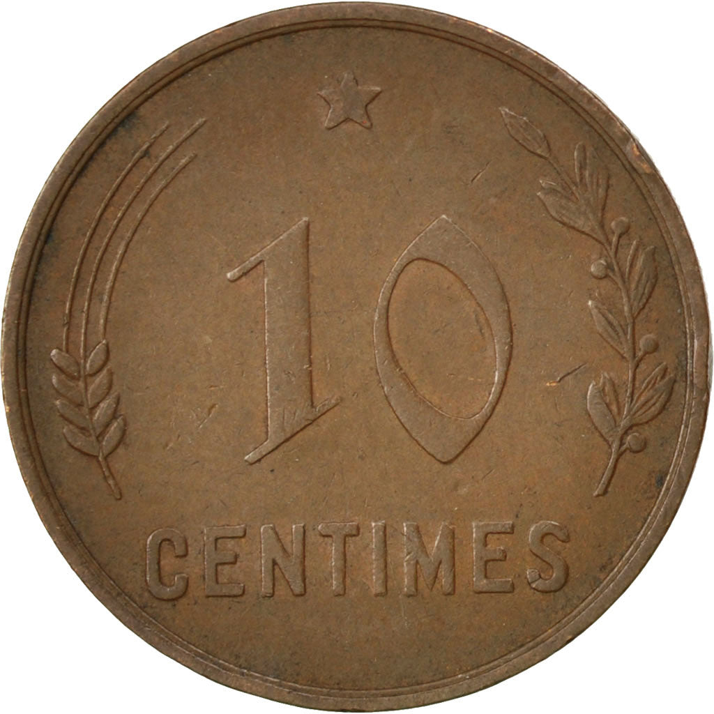 LUXEMBOURG, 10 Centimes, 1930, KM #41, EF(40-45), Bronze, 22, 3.96
