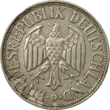 Coin, GERMANY - FEDERAL REPUBLIC, Mark, 1964, Munich, VF(30-35), Copper-nickel