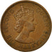 Coin, Cyprus, 5 Mils, 1955, EF(40-45), Bronze, KM:34