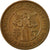 Moneta, Cypr, 5 Mils, 1955, EF(40-45), Bronze, KM:34