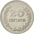 Moneda, Colombia, 20 Centavos, 1971, MBC, Níquel recubierto de acero, KM:246.1