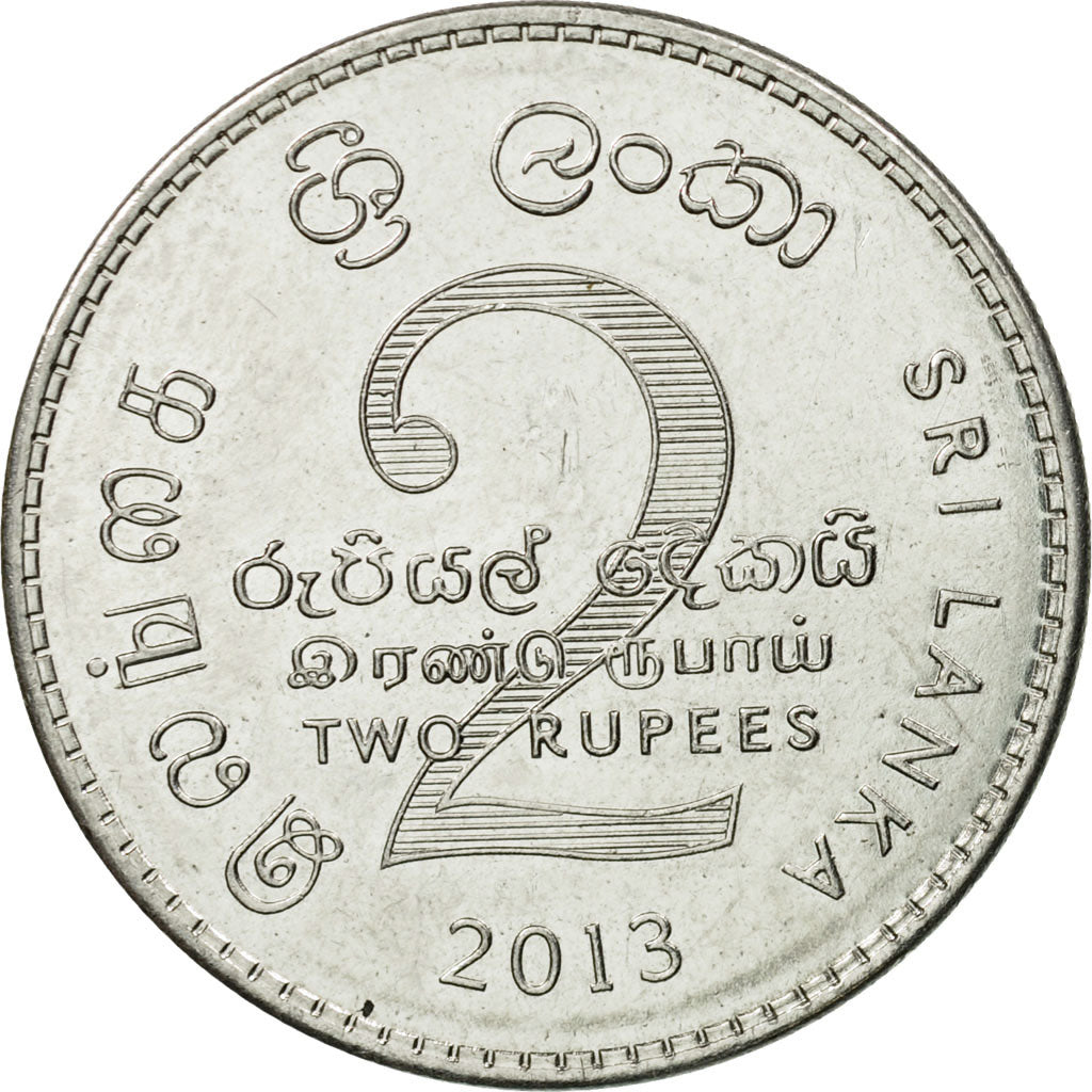 Monnaie, Sri Lanka, 2 Rupees, 2013, SUP, Stainless Steel