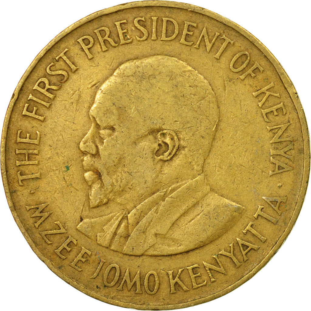 Coin, Kenya, 10 Cents, 1970, EF(40-45), Nickel-brass, KM:11