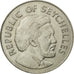 Coin, Seychelles, Rupee, 1976, British Royal Mint, EF(40-45), Copper-nickel