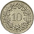 Munten, Zwitserland, 10 Rappen, 1964, Bern, ZF, Copper-nickel, KM:27