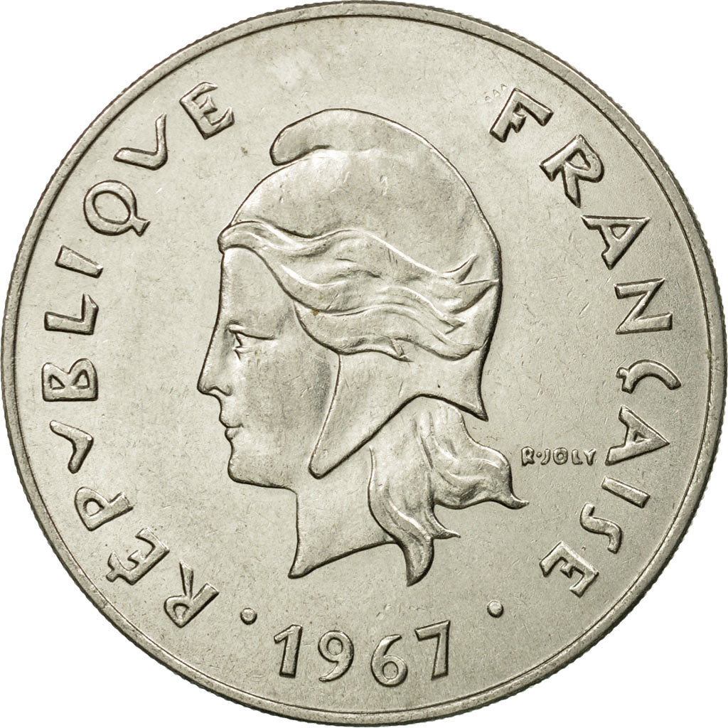 Monnaie, Nouvelle-Calédonie, 50 Francs, 1967, Paris, TTB, Nickel, KM:7