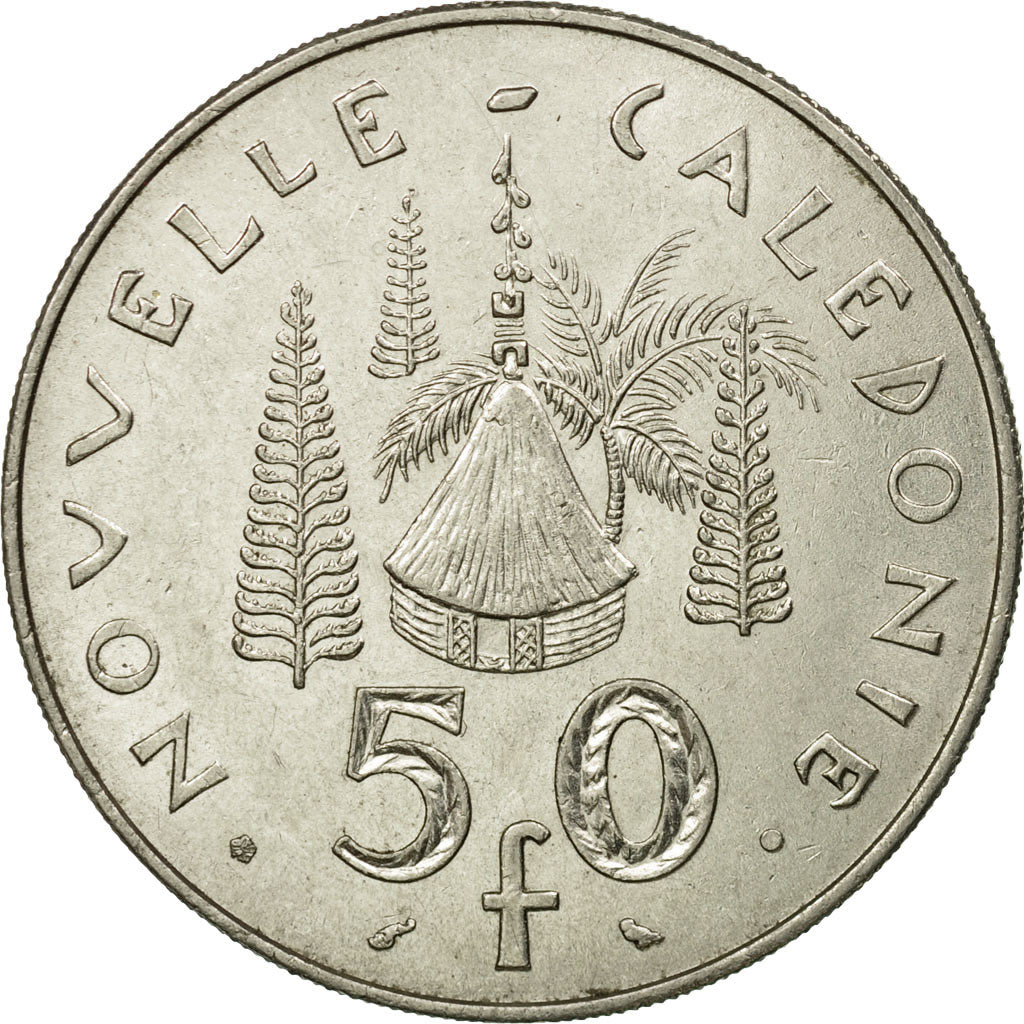 Monnaie, Nouvelle-Calédonie, 50 Francs, 1967, Paris, TTB, Nickel, KM:7