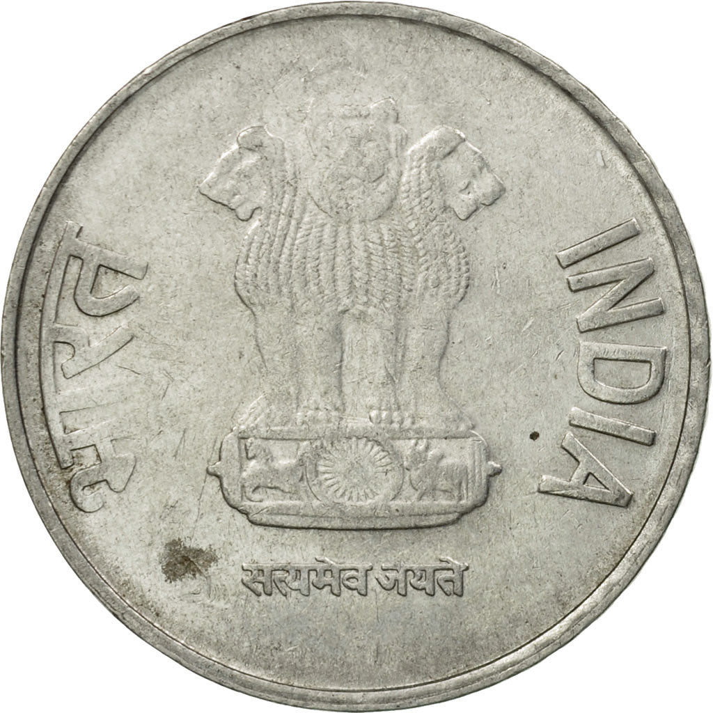 Coin, INDIA-REPUBLIC, 2 Rupees, 2011, VF(20-25), Stainless Steel, KM:327
