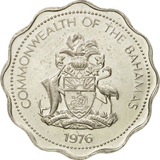 Monnaie, Bahamas, Elizabeth II, 10 Cents, 1976, Franklin Mint, U.S.A., SUP