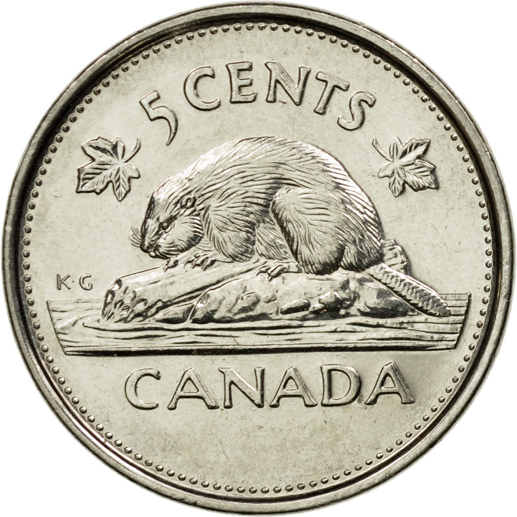 Coin, Canada, Elizabeth II, 5 Cents, 2002, Royal Canadian Mint, EF(40-45)