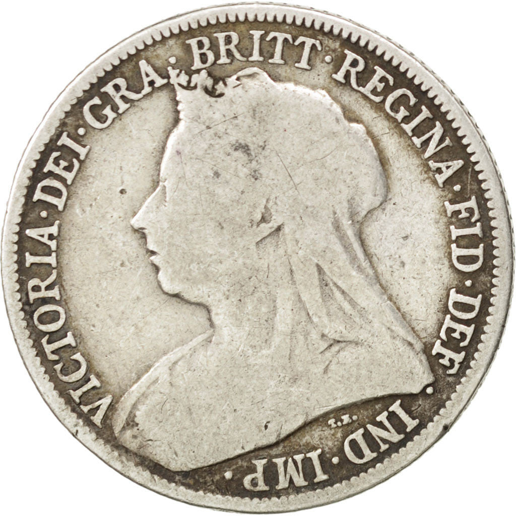 GREAT BRITAIN, Shilling, 1897, KM #780, VF(20-25), Silver, 23.5, 5.42