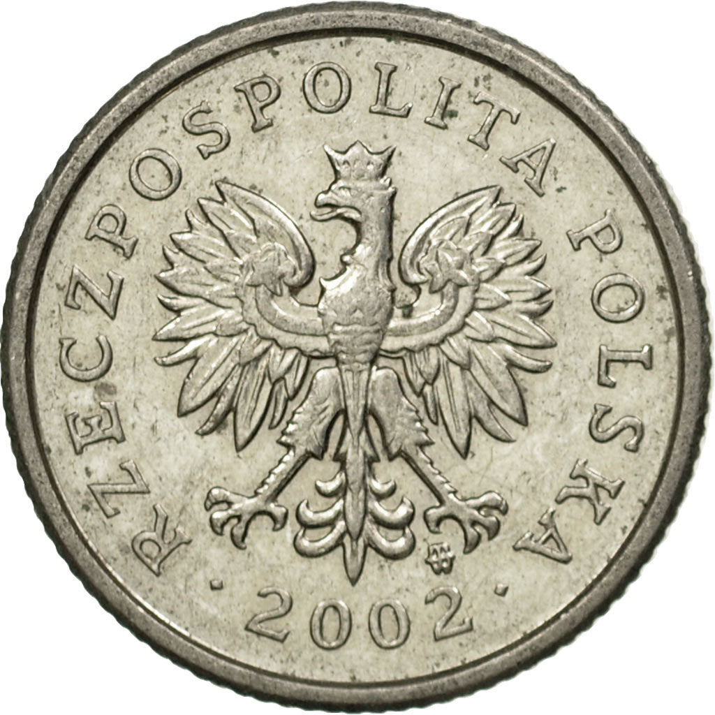 Münze, Polen, 20 Groszy, 2002, Warsaw, SS, Copper-nickel, KM:280