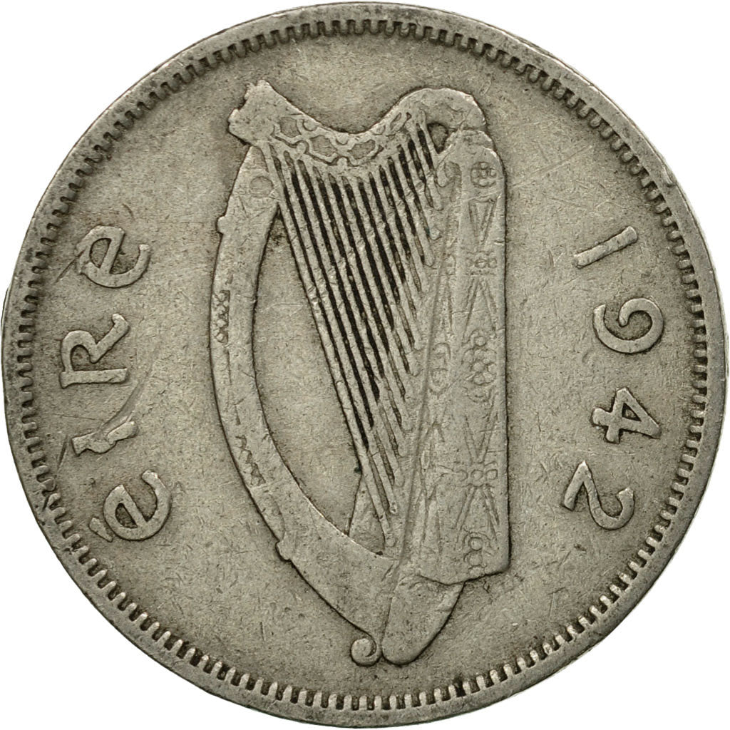 Monnaie, IRELAND REPUBLIC, 6 Pence, 1942, TTB, Copper-nickel, KM:13a