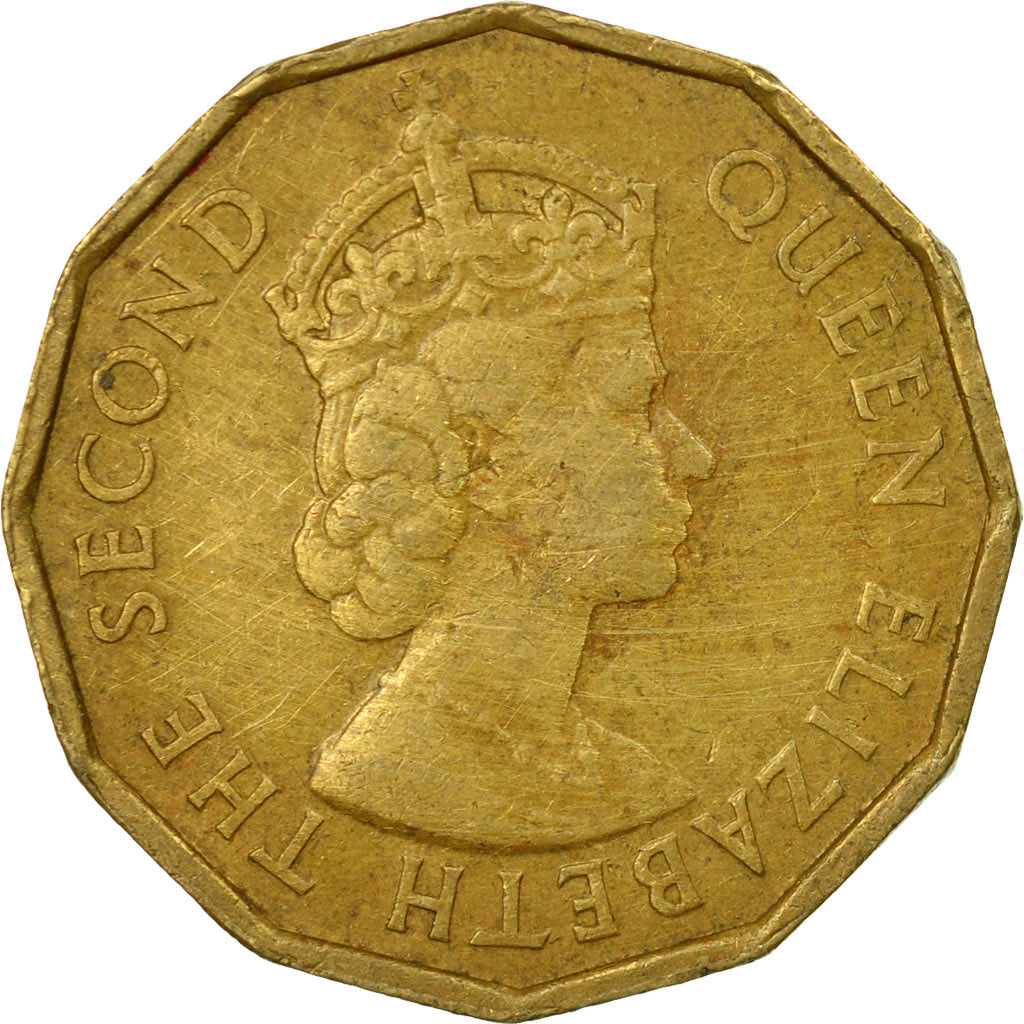 Monnaie, Seychelles, 10 Cents, 1971, British Royal Mint, TTB, Nickel-brass