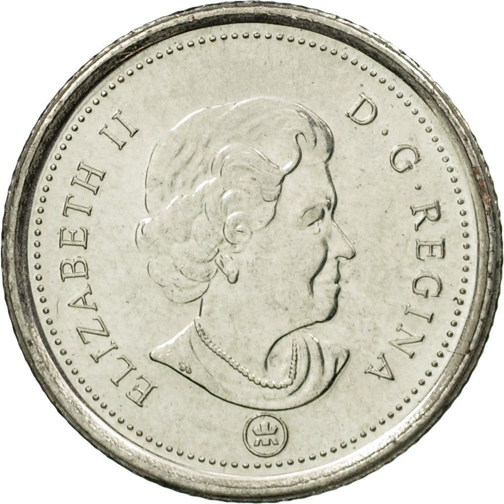 Coin, Canada, Elizabeth II, 10 Cents, 2011, Royal Canadian Mint, Winnipeg