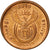 Coin, South Africa, 5 Cents, 2010, Pretoria, EF(40-45), Copper Plated Steel