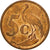 Coin, South Africa, 5 Cents, 2010, Pretoria, EF(40-45), Copper Plated Steel