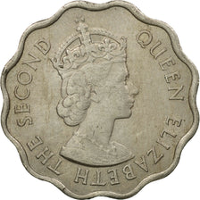Coin, Mauritius, Elizabeth II, 10 Cents, 1965, EF(40-45), Copper-nickel, KM:33