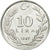 Monnaie, Turquie, 10 Lira, 1987, TTB, Aluminium, KM:964
