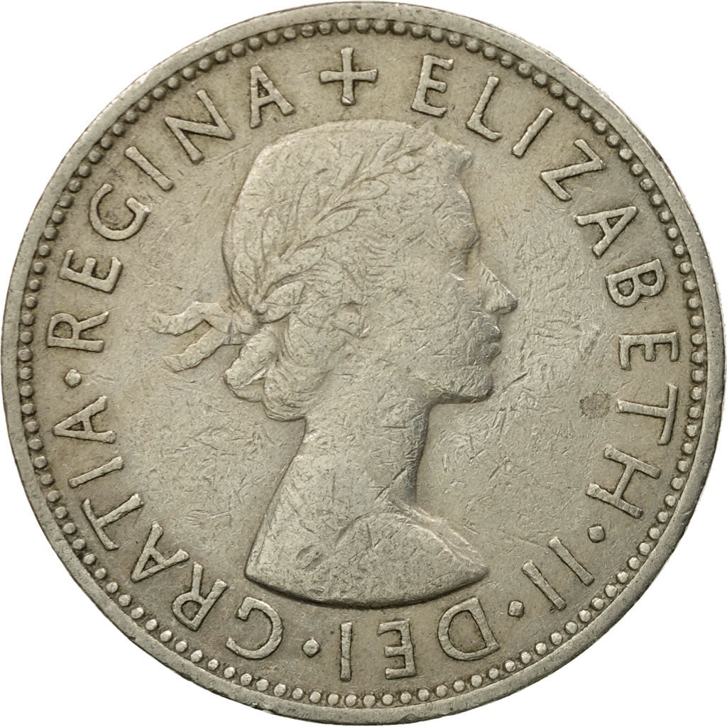 Moneta, Gran Bretagna, Elizabeth II, Florin, Two Shillings, 1960, BB