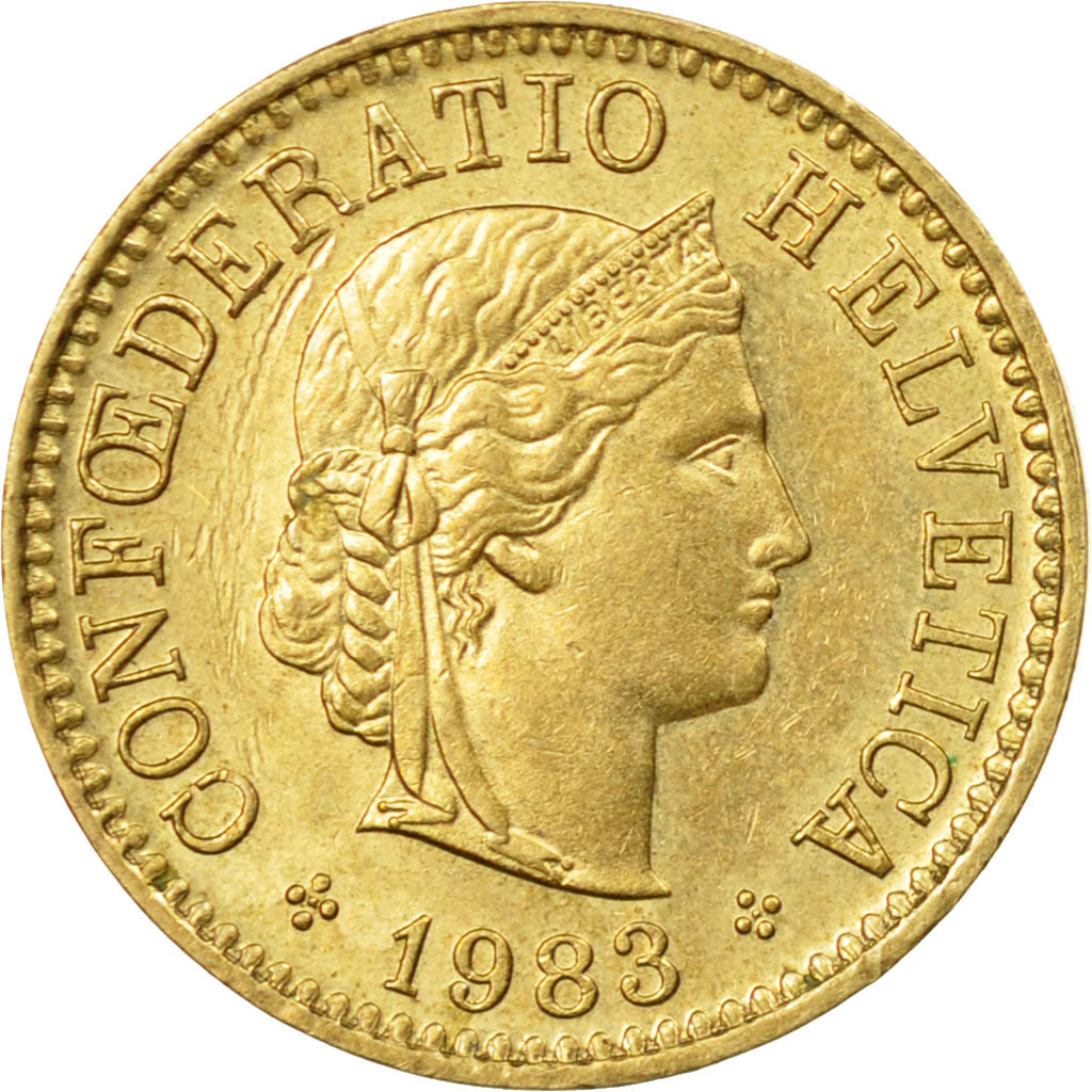 Coin, Switzerland, 5 Rappen, 1988, Bern, EF(40-45), Aluminum-Bronze, KM:26c