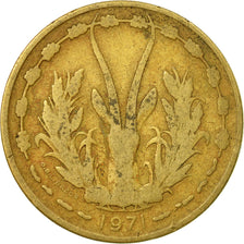 Monnaie, West African States, 25 Francs, 1971, Paris, TB, Aluminum-Bronze, KM:5