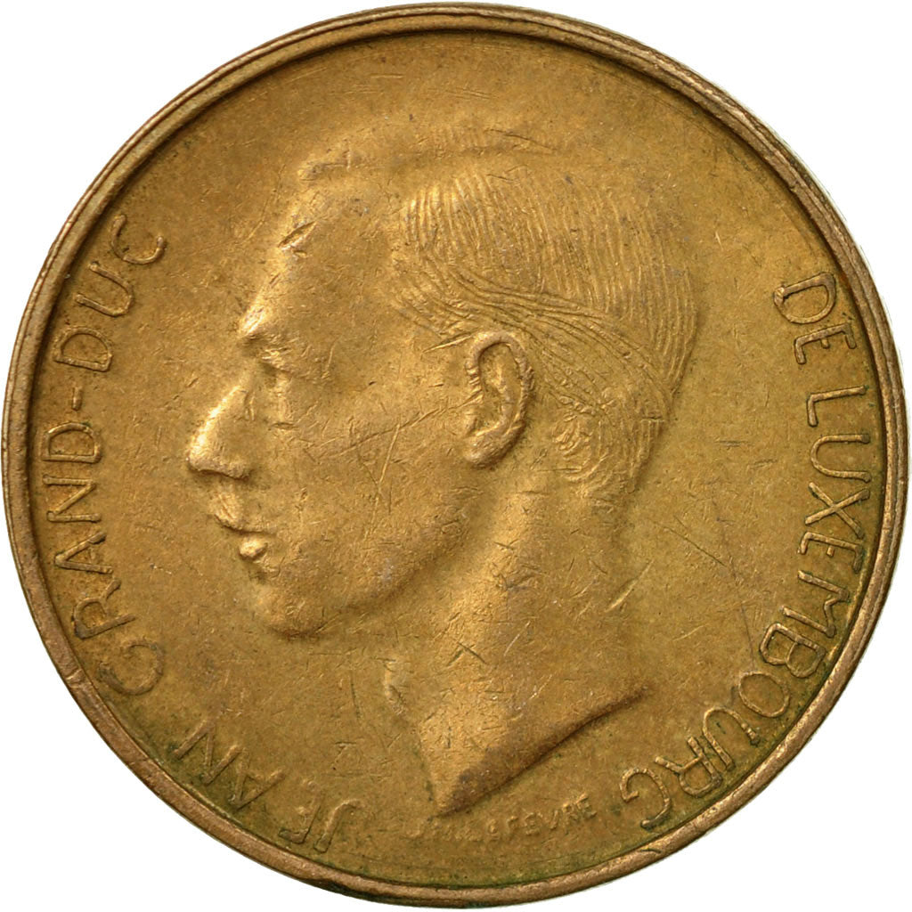 Moneta, Lussemburgo, Jean, 20 Francs, 1990, BB, Alluminio-bronzo, KM:67