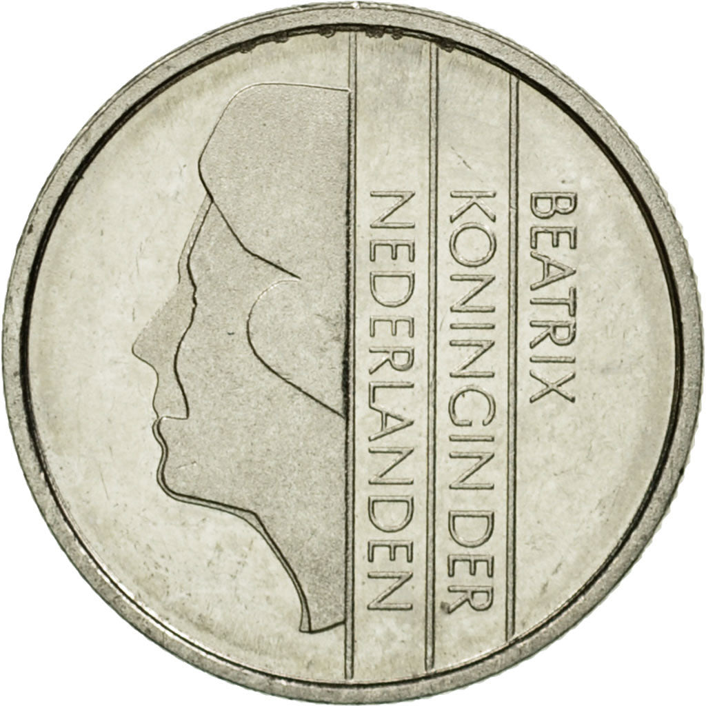 Moneta, Holandia, Beatrix, 10 Cents, 1999, EF(40-45), Nikiel, KM:203