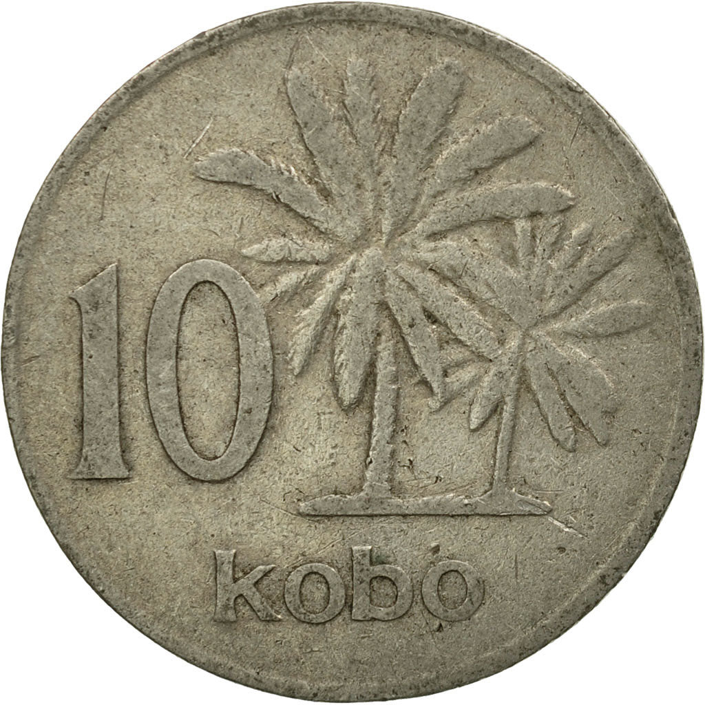 Monnaie, Nigéria, Elizabeth II, 10 Kobo, 1976, TB, Copper-nickel, KM:10.1