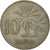 Moneta, Nigeria, Elizabeth II, 10 Kobo, 1976, VF(20-25), Miedź-Nikiel, KM:10.1