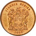 Coin, South Africa, Cent, 1999, EF(40-45), Copper Plated Steel, KM:170