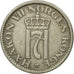 Coin, Norway, Haakon VII, 50 Öre, 1954, EF(40-45), Copper-nickel, KM:402