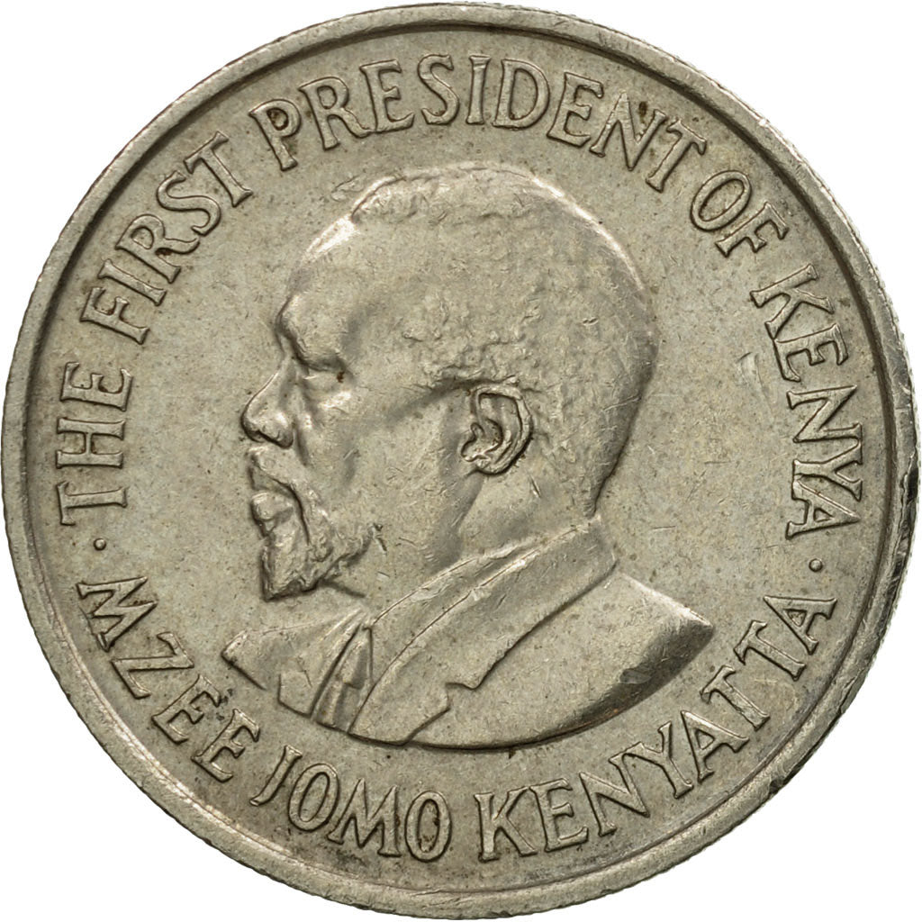 Coin, Kenya, 50 Cents, 1974, EF(40-45), Copper-nickel, KM:13