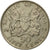Moneta, Kenya, 50 Cents, 1974, BB, Rame-nichel, KM:13