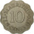 Moneta, Mauritius, Elizabeth II, 10 Cents, 1970, EF(40-45), Miedź-Nikiel, KM:33