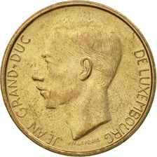 Coin, Luxembourg, Jean, 20 Francs, 1990, EF(40-45), Aluminum-Bronze, KM:67