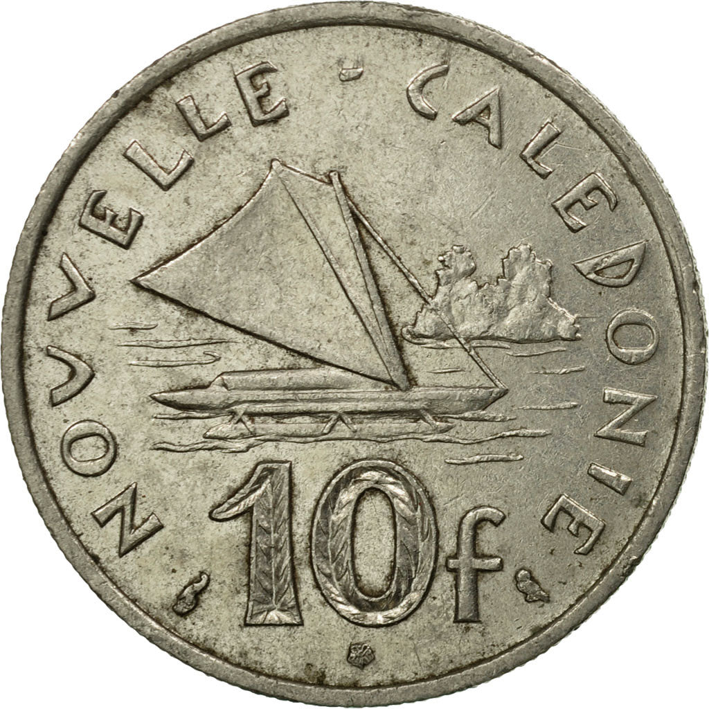 Coin, New Caledonia, 10 Francs, 1967, Paris, EF(40-45), Nickel, KM:5