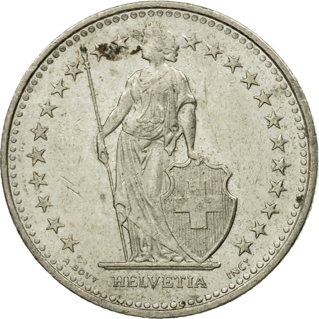 Coin, Switzerland, 1/2 Franc, 1994, Bern, EF(40-45), Copper-nickel, KM:23a.3