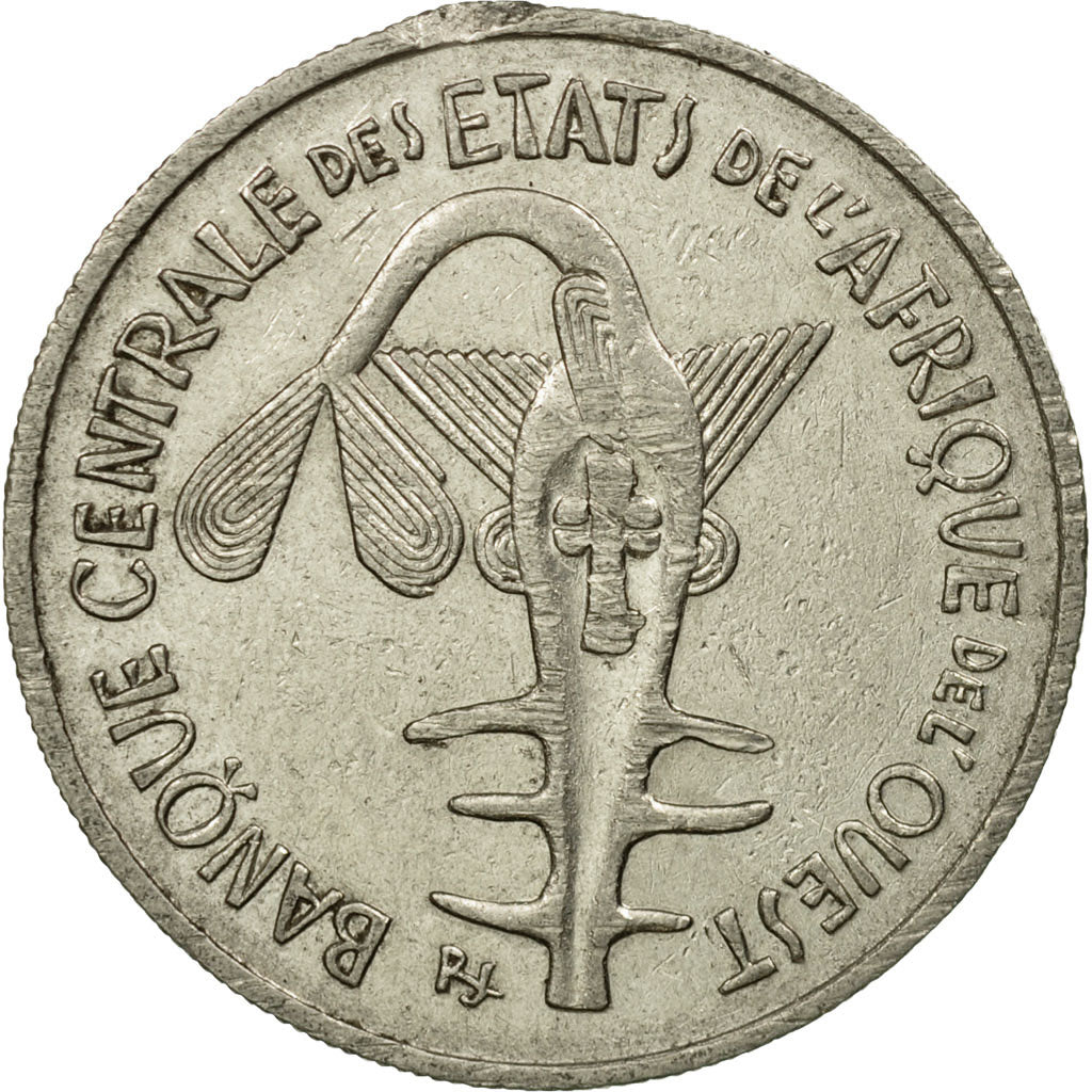 Moneta, Stati dell'Africa occidentale, 100 Francs, 1967, Paris, BB, Nichel, KM:4