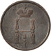 Monnaie, Russie, Nicholas I, Denga, 1/2 Kopek, 1855, Ekaterinbourg, TTB, Cuivre