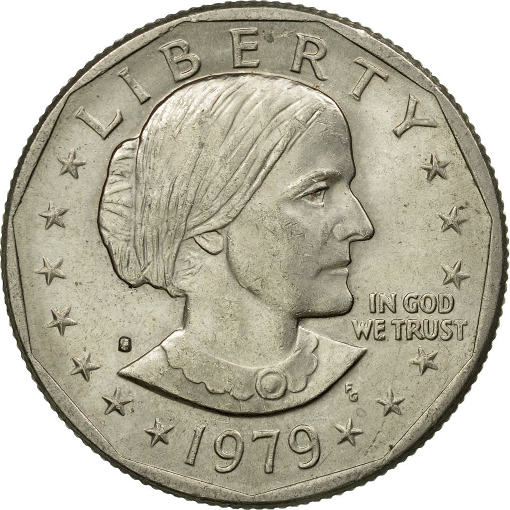 Coin, United States, Susan B. Anthony Dollar, Dollar, 1979, U.S. Mint, San