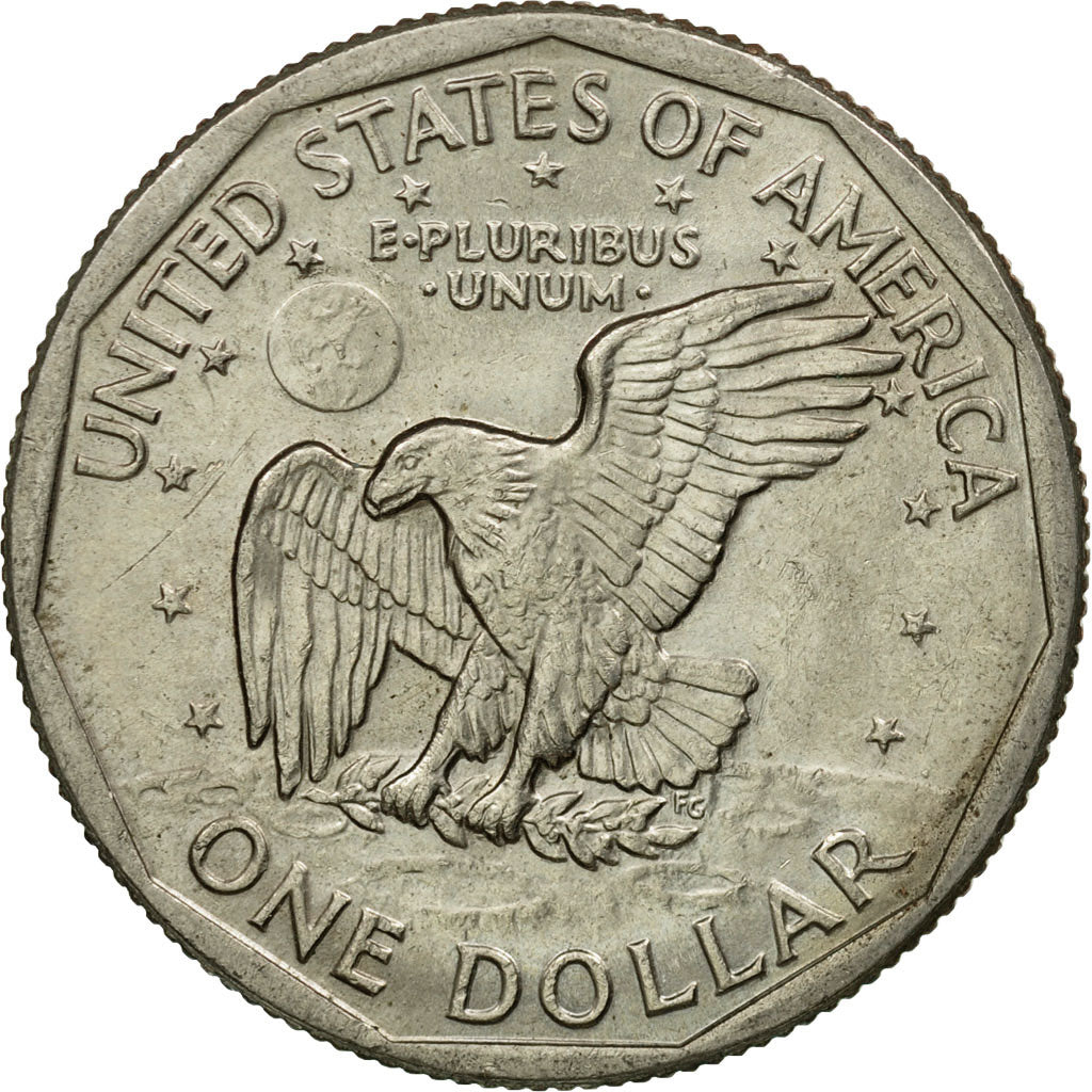 Coin, United States, Susan B. Anthony Dollar, Dollar, 1979, U.S. Mint, San